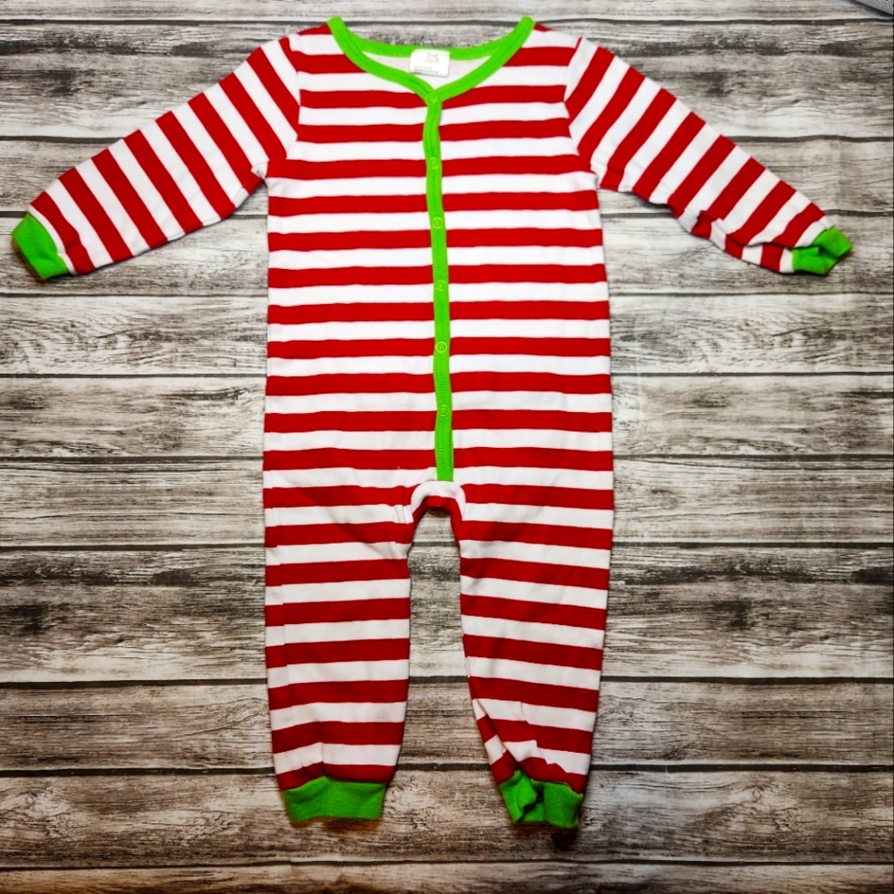 Little wishes Santa baby christmas jammies